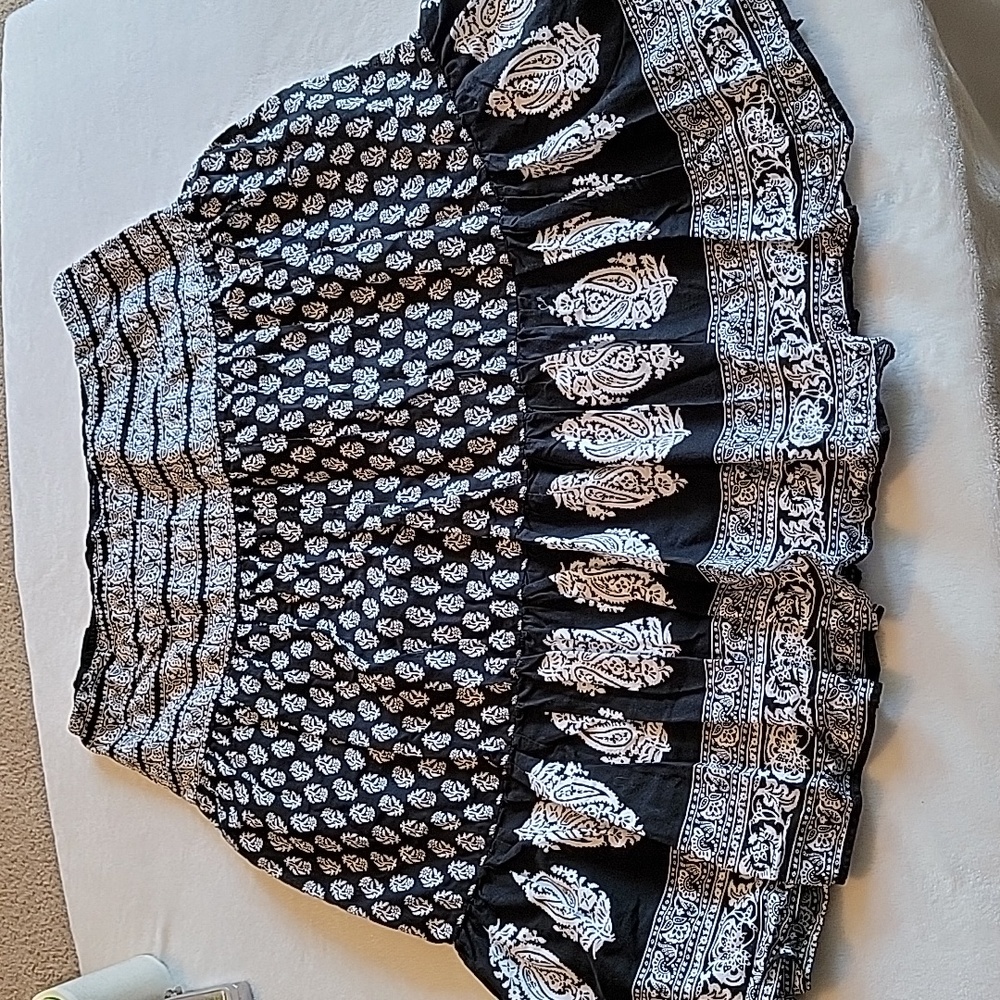 Chaps Midi Skirt